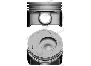 NÜRAL 87-139500-40 Kolben für VW Golf V - Hochwertiger Kolben für VW Golf V (1K1), inklusive Kolbenringträger und optimierter Passform für Zylinder 3 und 4. Ideal für Motorreparaturen und -optimierungen.