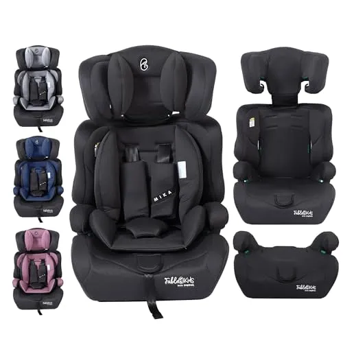 FableKids Kinderautositz 9-36 kg - Sicherer Kinderautositz für 15 Monate bis 150 cm, ECE R129/03, mit verstellbarer Kopfstütze und waschbarem Bezug für einfachen Komfort und Sicherheit im Auto.