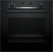 Bosch HBG578BB3 Einbau-Backofen 60cm schwarz Pyrolyse - Air Fry - Backofen mit Pyrolyse-Reinigung und Air Fry-Funktion für gesunde, knusprige Gerichte, ideal für moderne Küchen.