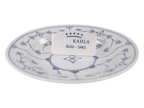 Suppenteller 22 cm Kahla blau saks Porzellan Neu