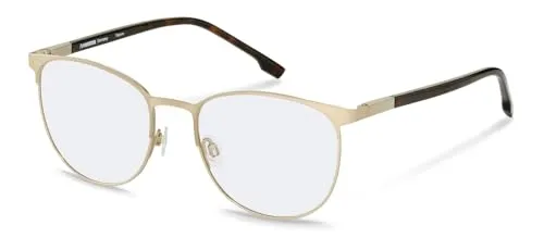Rodenstock Brillengestell (Model R7148) für Unisex, Rounded, gefertigt aus Metall (inklusive Brillenetui)