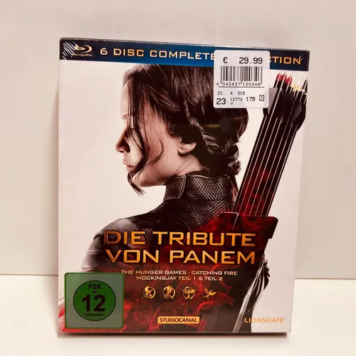 Die Tribute von Panem - Complete Collection [Blu-ray] - Filme, epische Dystopie mit allen 4 Teilen auf Blu-ray, ideal für Fans und Sammler.