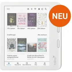 Tolino Vision Color eReader 7 Zoll - E-Book-Reader mit 7" Farbdisplay, 32 GB Speicher für tausende Bücher und wasserdicht nach IPX8 – ideal für entspanntes Lesen überall.
