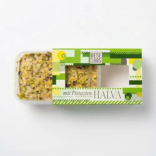 Zuckerfreie Tahin-Halva mit Dattel-Extrakt – Köstliche Halva aus der Türkei 227 g - Wählen Sie aus drei zuckerfreien Sorten! Unsere Halva vereint 60 % hochwertige Sesampaste mit natürlichem Dattel-Extrakt – ohne Zuckerzusatz. Ideal für einen bewussten Genuss und aktive Lebensstile.