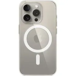 Apple Clear Case mit MagSafe für iPhone 15 Pro schwarz - Robuste und stylische Hülle, perfekter Schutz vor Stößen und Kratzern, ideal für den Alltag