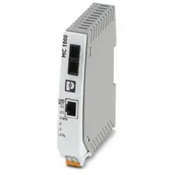 Phoenix Contact MC 1000-SM20 SC Lichtwellenleiter-Umsetzer - Zuverlässiger LWL-Umsetzer von Phoenix Contact für Power over Ethernet-Anwendungen, ideal für flexible Netzwerkinfrastrukturen mit einer Versorgungsspannung von 12 bis 48 V.