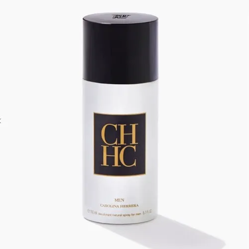 Carolina Herrera CH Men Deodorant Spray 150ml - Deodorant für Männer mit eleganten, würzigen Noten von Bergamotte und Safran, bietet langanhaltenden Schutz und erfrischenden Duft für den ganzen Tag.