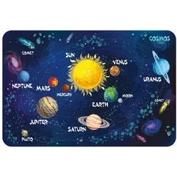 Marko Teleskop Marko Teppich Sonnensystem für Kinder (100x150cm)