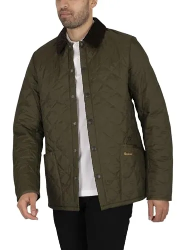 Barbour Herren Heritage Liddesdale Steppjacke Olive XXL - Funktionsjacken für Herren, zeitloses Design und hervorragende Wärmeisolierung für kalte Tage.