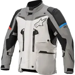 Alpinestars Boulder Textiljacke - Gore-Tex, Hellgrau/Grau/Schwarz - XL - Motorradjacke mit GORE-TEX für bestmöglichen Wetterschutz, atmungsaktiv und leicht. Ideal für ganzjähriges Fahren mit herausnehmbarem Primaloft® Thermofutter.