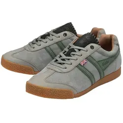 Gola Sneaker Harrier Cambridge 2025 - Made in England - Sneaker aus geschmeidigem Wildleder, Teil der exklusiven Made in England-Kollektion und bietet luxuriösen Tragekomfort für stilbewusste Herren.