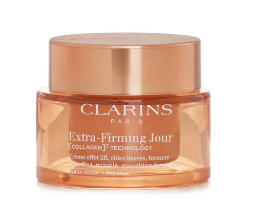 CLARINS Extra-Firming Jour [COLLAGEN]3 TECHNOLOGY Crème Peaux Sèches 50 ml - Sonstige Gesichtspflegeartikel, straffende Tagescreme mit innovativer [COLLAGEN]3 TECHNOLOGY für sichtbar festere und jugendlichere Haut.