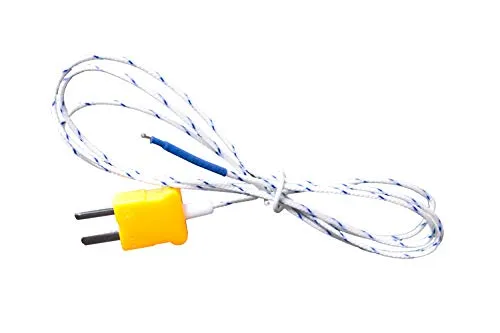 PeakTech P TF-50 Thermoelement -50... +250°C, Typ-K Anschluss, Thermocouple, Temperaturfühler, Messperle für Thermometer und Multimeter