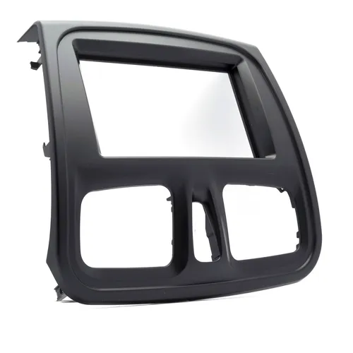 Din Radiorahmen für Renault Logan/Sandero, Dacia Logan/Sandero 2 - Einfache Installation eines Aftermarket-Radios im 2-DIN-Format für Renault und Dacia Modelle. Der Radiorahmen passt perfekt und sorgt für eine ästhetische Integration.