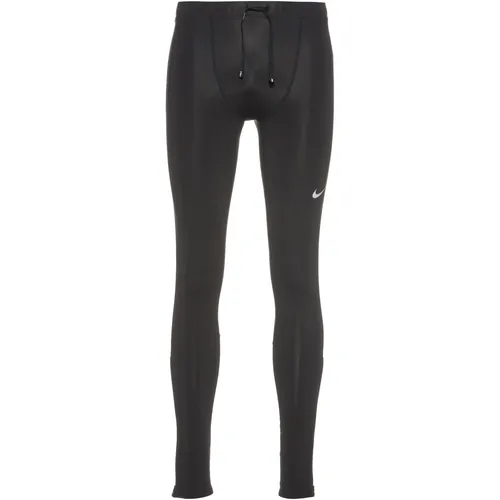 Nike Repel Challenger Herren Laufhose - Schwarz - S - Laufbekleidung, ideal für schlechtes Wetter mit optimalem Komfort für ungestörtes Training.