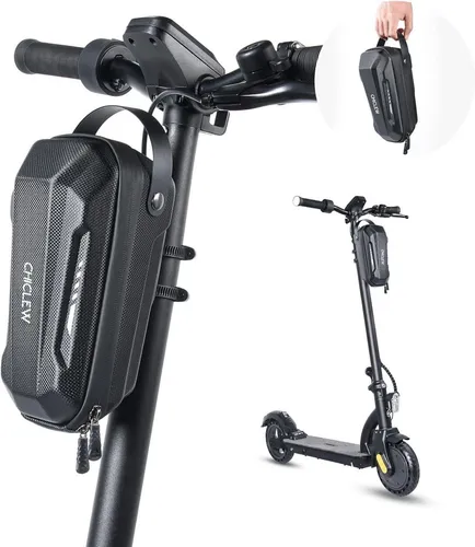 CHICLEW Große Roller Lenkertasche 2L für Xiaomi M365 & Ninebot E - Wasserdichte Lenkertasche für E-Scooter, ideal für praktische Aufbewahrung und Luxus-Design auf deinen Fahrten.