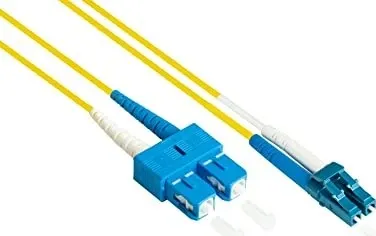 Alcasa LC - SC 1m M/M InfiniBand/Glasfaserkabel Gelb