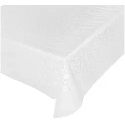 ANRO Tischdecke Lace Vinyl Wachstuch mit Häkelspitze Optik – Wasserfest und Abwaschbar - Stylische Tischdecke in Häkelspitze Optik, 260x138cm, ideal für Feste und den täglichen Gebrauch. Pflegeleicht, wasserabweisend und robust – schützt Ihren Tisch zuverlässig vor Verschmutzungen.
