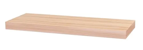 levandeo Wandboard Bobby Kernbuche Dekor 60cm - Schweberegale - Made in Germany mit einfacher Montage durch Schablone, 60cm lang, hochwertiges Kernbuche-Dekor für hohe Stabilität.