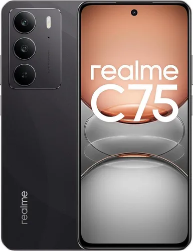 realme C75 Smartphone 8 + 256 GB - Simlockfreies Handy mit 50 MP Kamera, 5828 mAh Akku und 45W Schnellladung für stundenlangen Einsatz, auch unter extremen Bedingungen dank IP69-Zertifizierung.