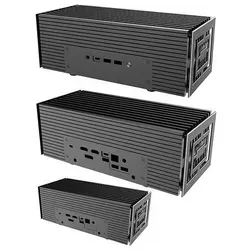 Akasa Turing Duo Pro Gehäuse für Asus PN53 und PN64 - Lüfterloses Gehäuse mit modernem Design und optimaler Kühlung. Perfekt für kompakte Systeme bis 40 W, ideal für private und geschäftliche Anwendungen.