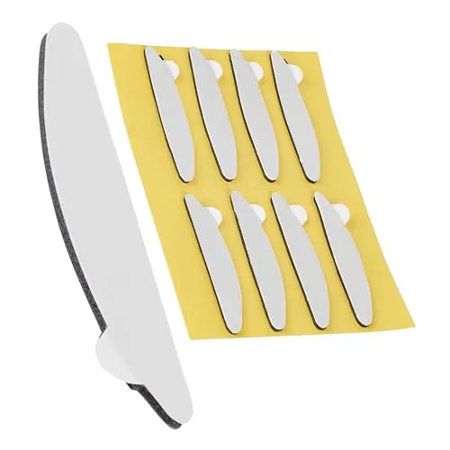 Ersatz Klebestreifen Set, 8 Stück, kompatibel mit Needit Park Mini automatische Parkscheibe, doppelseitiger Spezialkleber für Windschutzscheibe, Klebepads Parking Disc, Klebesticker Kit Glas Parkuhr