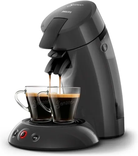 Philips Senseo Original HD6553/50 Kaffeepadmaschine - Kaffeepadmaschine in elegantem Grau, mit schneller Aufheizzeit von nur 30 Sekunden und abnehmbarem Wassertank für einfachen Gebrauch. Ideal für Kaffeeliebhaber!