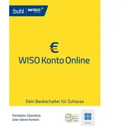 Buhl Data Service ESD WISO Konto Online 365 - Elektronische Finanzsoftware - Software für Finanzen und Steuererklärung, ideal für die einfache Verwaltung Ihrer Finanzen, inklusive Lizenzschlüssel.