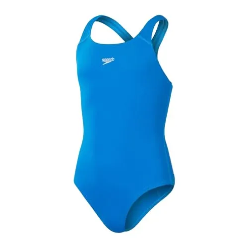 Speedo Damen Eco Endurance+ Medalist One Piece Swimsuit, Bondi Blue, 42 EU - Schwimmanzug aus 50% Recycling-Material, perfekt für Training und Wettkampf mit chlorbeständigem, schnelltrocknendem Stoff für optimale Bewegungsfreiheit.