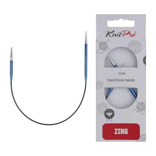 KnitPro Zing Asymmetrische Rundnadeln 10" (25cm) | 4mm