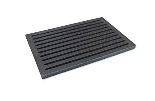 GRILLROSTPROFI Ascherost - Gusseisen Feuerrost 20 x 30 cm - Aschesauger, aus hochwertigem Gusseisen für optimale Luftzufuhr und Aschefall, ideal für Kaminöfen und Grills, hitzebeständig bis 700 °C.