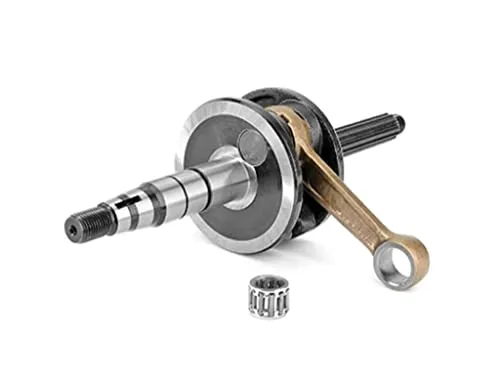 Kurbelwelle passend für ATU Explorer Race GT Spin GE, CPI Aragon Hussar, Sachs SX1 Speedjet, Keeway Pixel RX8 RY6 RY8 50ccm Motor Welle – 12mm Kolbenbolzendurchmesser, 16mm Kurbelwellenstumpf