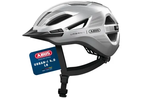 ABUS Stadthelm Urban-I 4.0 LR - Komfortabler Fahrradhelm mit Zopf-Öffnung und magnetischem Verschluss - Der ABUS Urban-I 4.0 LR ist der perfekte Fahrradhelm für den urbanen Alltag. Er bietet individuellen Tragekomfort, Platz für Zopf und Dutt sowie die Möglichkeit zur Rücklicht-Nachrüstung – ideal für Sicherheit und Stil.
