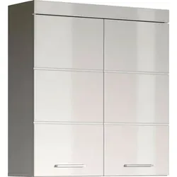 INOSIGN Hängeschrank Avena Breiter Badschrank mit verstellbaren Böden - Maße (B/T/H) 73/23/77 cm weiß
