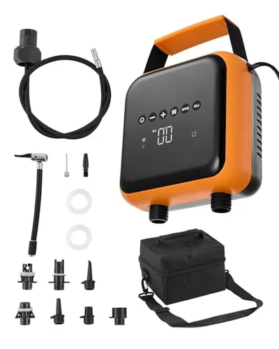 VEVOR Paddleboard Pumpe 40PSI - Pumpen für Boote – Kabellose Luftpumpe mit Auto-Off-Funktion, ideal für SUP und Schlauchboote, sorgt für komfortables Aufpumpen mit maximalem Druck von 40 PSI.