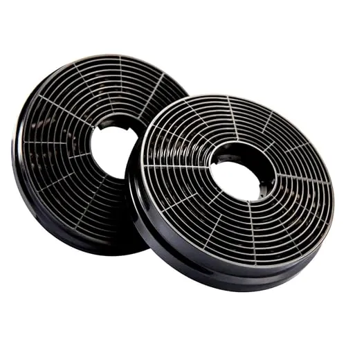 CIARRA CBCF003 Aktivkohlefilter für Dunstabzugshauben - Dunstabzugshaubenfilter, effektiver Kohlefilter mit Ø175mm zur Reduzierung von Fett, Staub und Rauch, sorgt für saubere Luft und verlängert die Lebensdauer Ihrer Dunstabzugshaube.