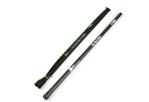 Zite Stipprute 7m - Teleskop Angelrute aus Fiberglas mit Spitzenring - Stippruten: Robuste 7m Teleskoprute aus Fiberglas, ideal für Kinder und Geocaching, inklusive Stoff-Futteral für einfachen Transport.