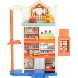 Moose Toys Bluey Hammerbarn Shopping Center Playset mit Licht und Sound - Puppen Zubehör, interaktives Spielset mit Licht- und Soundeffekten für stundenlangen Spielspaß.