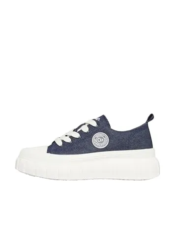 s.Oliver Textil-Sneaker mit Plateau-Sohle - Modische Textil-Sneaker mit Plateau-Sohle für einen trendigen Look. Ideal für Alltag und Freizeit, bieten sie Komfort und Stil in einem.