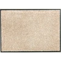Schöner Wohnen Sauberlaufmatte Miami 50 cm x 70 cm Punkte Beige - Fußmatten & Schmutzmatten: Schützt den Boden vor Schmutz und Nässe mit einem brillanten Design, angenehm weich für barfuß und maschinenwaschbar bei 30°.