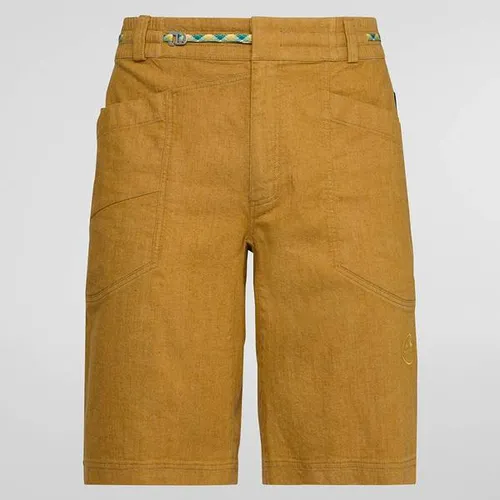 La Sportiva Sierra Rock Short Herren Kletterhose - Beige - M - Kletterschuhe & -bekleidung, atmungsaktive und strapazierfähige Kletterhose für optimale Bewegungsfreiheit beim Bouldern und Klettern.