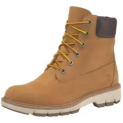 Timberland Lucia Way 6 Inch Waterproof Boot - Wasserdichte Schnürstiefel für Damen, aus hochwertigem Nubukleder mit SensorFlex™-Technologie für optimalen Halt und Flexibilität, ideal für Abenteuer und Alltag.