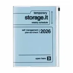 MARK'S 2025/26 Taschenkalender A5 mit Zipp-Reißverschluss - Sonstiges - FSC-zertifizierter A5-Kalender mit praktischer Zipp-Hülle für Stifte und Tickets, touchscreenbedienbar, 16 Monate Planung mit Feiertagen.