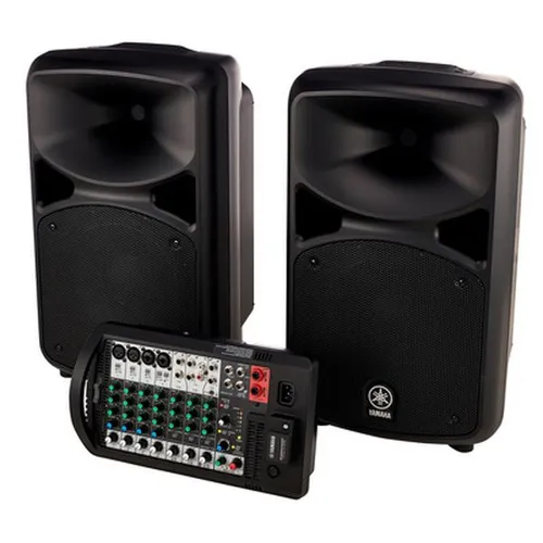Yamaha Stagepas 600BT - Portables 680-Watt-PA-System mit 8-Kanal-Mixer und Bluetooth-Funktion, ideal für Veranstaltungen und Live-Performances.