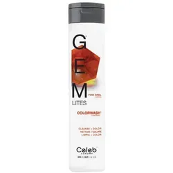Gem Lites Colorwash Fire Opal, 244 ml - Coloration - Veganer Colorditioner zur Verstärkung von hellen Kupferrottönen mit BondFix Technologie für intensive Pflege und Farbschutz.