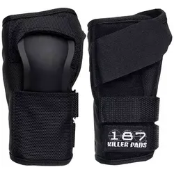 KillerPads Handgelenkschutz Pro Wrist Guard für Sportarten, Schwarz, Größe L - Robuster Handgelenkschutz für Roller Derby, Skateboarding und Inlineskating. Mit Klettverschluss für sicheren Halt und optimalen Komfort. Ideal für den aktiven Einsatz.