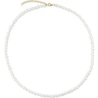 CHRIST Goldkette Damen-Kette mit Süßwasserperle aus 375er Gelbgold - Elegante Goldkette aus 375er Gelbgold mit einzigartigen Süßwasserperlen, ideal für jeden Anlass. Praktischer Karabinerverschluss für einfachen Gebrauch.