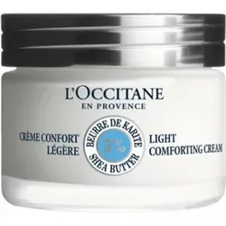 L'Occitane Shea Butter 5% Light Face Cream 50 ml - Tagespflege mit 5% Sheabutter für intensive Feuchtigkeit und ein geschmeidiges Hautgefühl, ideal für empfindliche Haut.