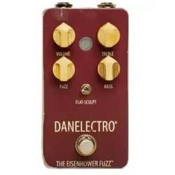 Danelectro EF-1 Eisenhower Fuzz Pedal - Gitarren-Effektgerät mit analogem Octave Fuzz, 2 Soundmodi und True Bypass für kraftvolle, charakteristische Fuzz-Sounds.