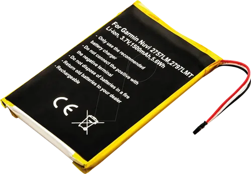 AKKU 30923 - Navigationsgeräteakku, Garmin Nüvi 2757, Li-Ion, 1500 mAh